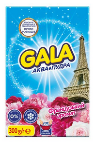 GALA Порошок пральний Ручний Аква-Пудра для кольорових речей Франц. аром. 300г